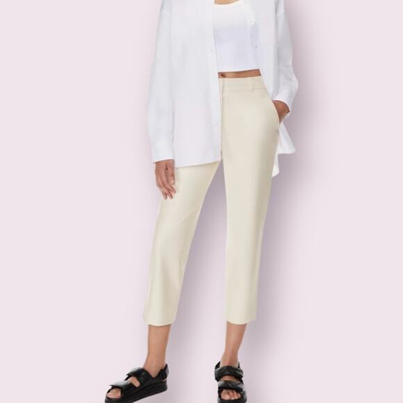 Aritzia Babaton Command Cropped Vegan Leather - Picture 1 of 12
